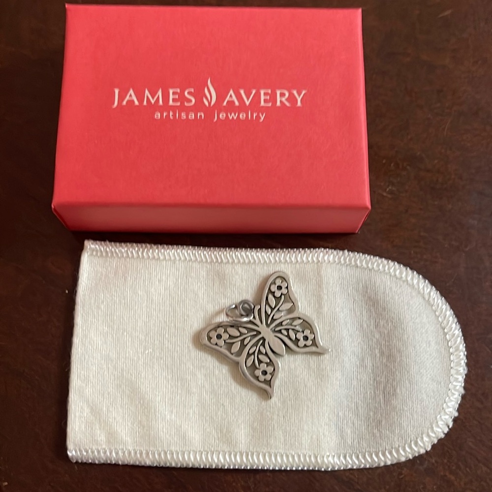 James Avery butterfly pendant